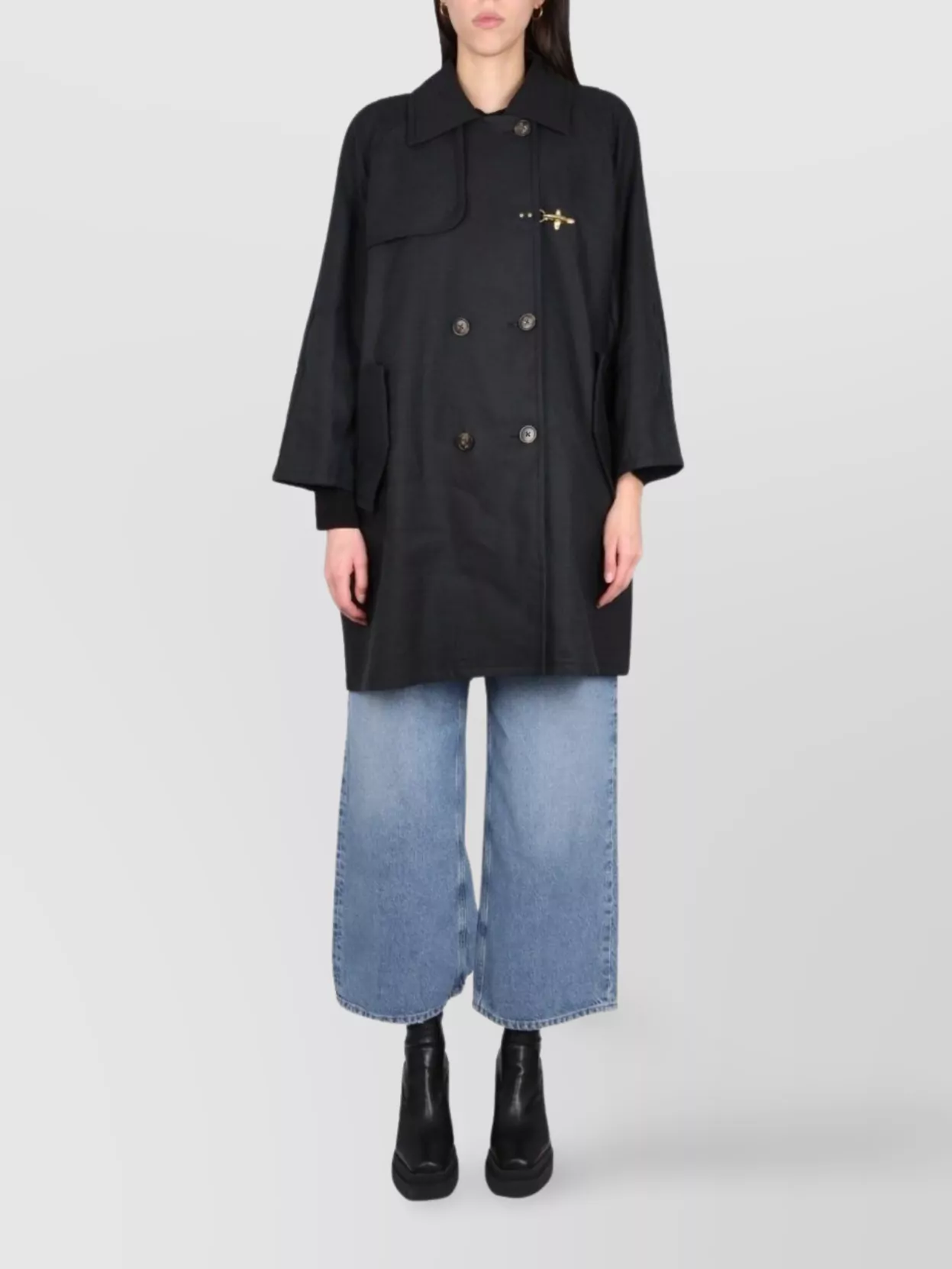 FAY TRENCH COAT WITH DOUBLE-BREASTED BUTTON DETAILING