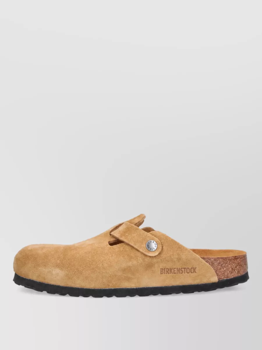 Birkenstock suede leather mules