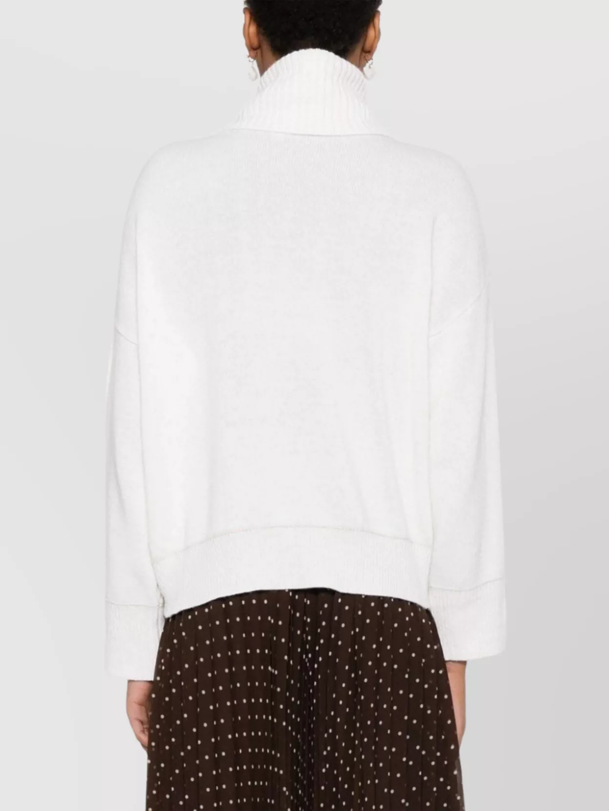 Pinko Panelled Knitwear Crewneck Ribbed Finish