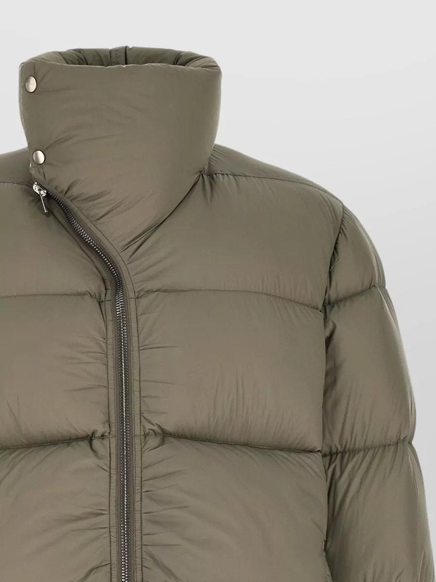 Rick Owens Down Oversized Cropped Quilted Puffer Jacket