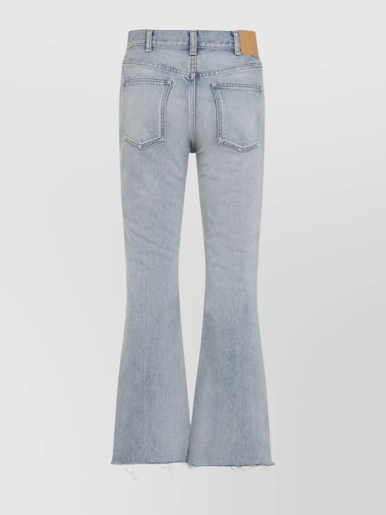 Celine Flare Jeans Raw Hem