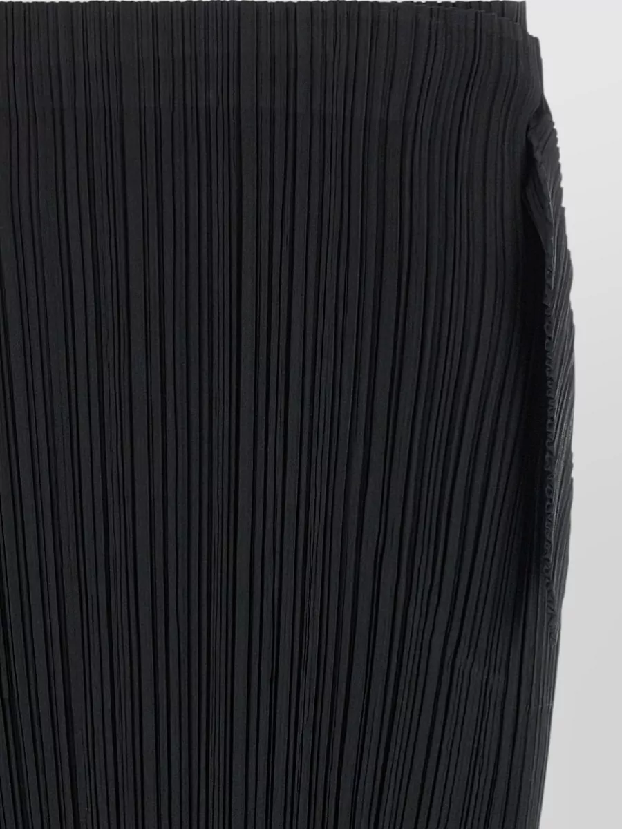 Pleats Please Issey Miyake Pleated Wide-Leg Pants