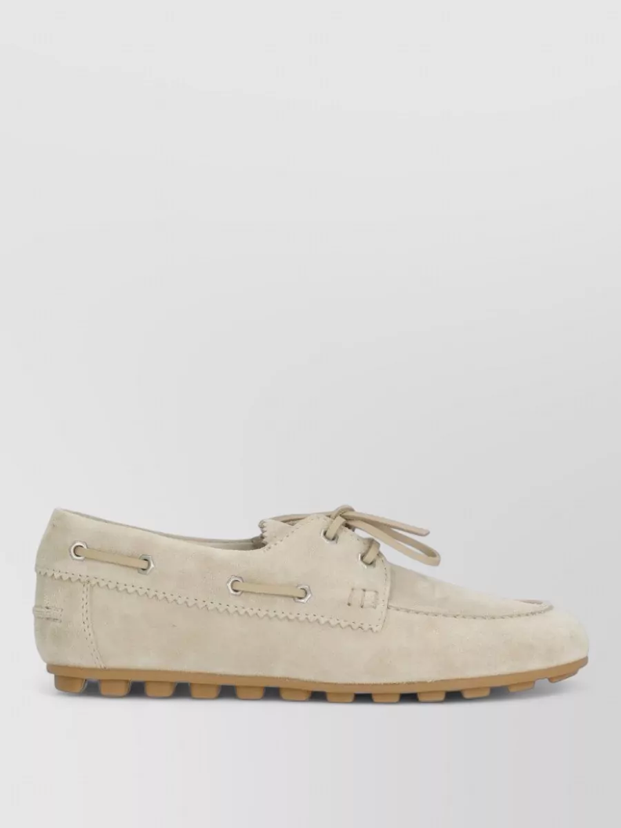 Hogan Leather Lace-Up Loafers