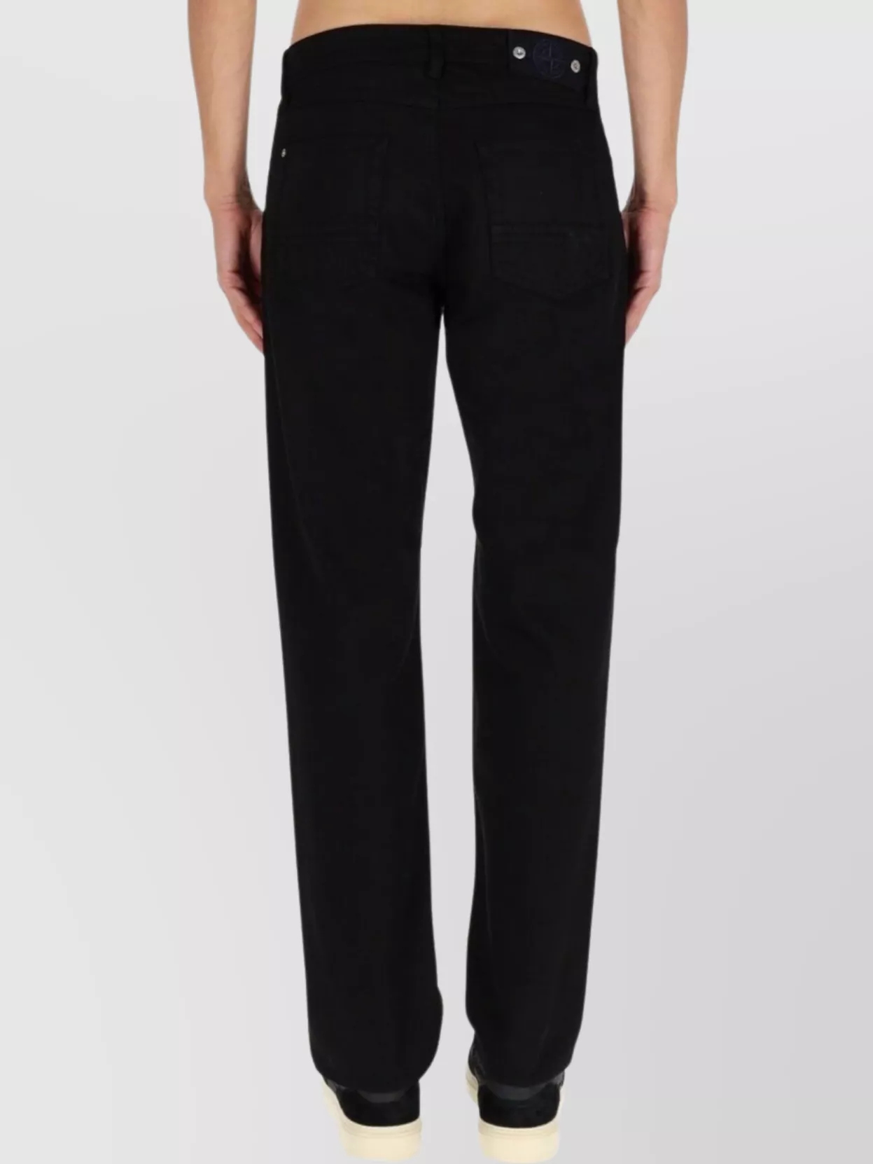 Stone Island Trousers With Belt Loops And Five Pockets