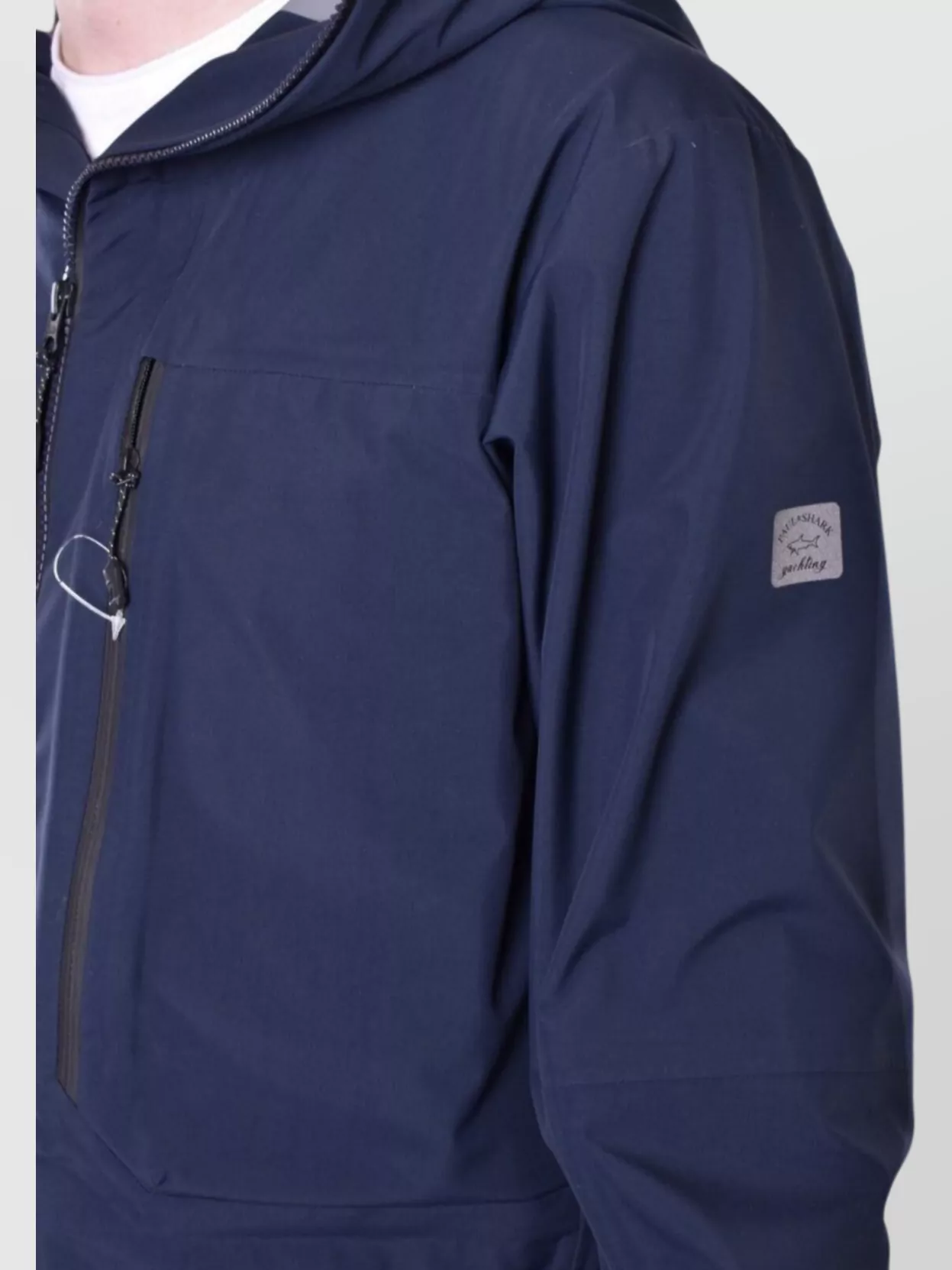 Paul & Shark Hooded Water-Resistant Breathable Fabric Jackets