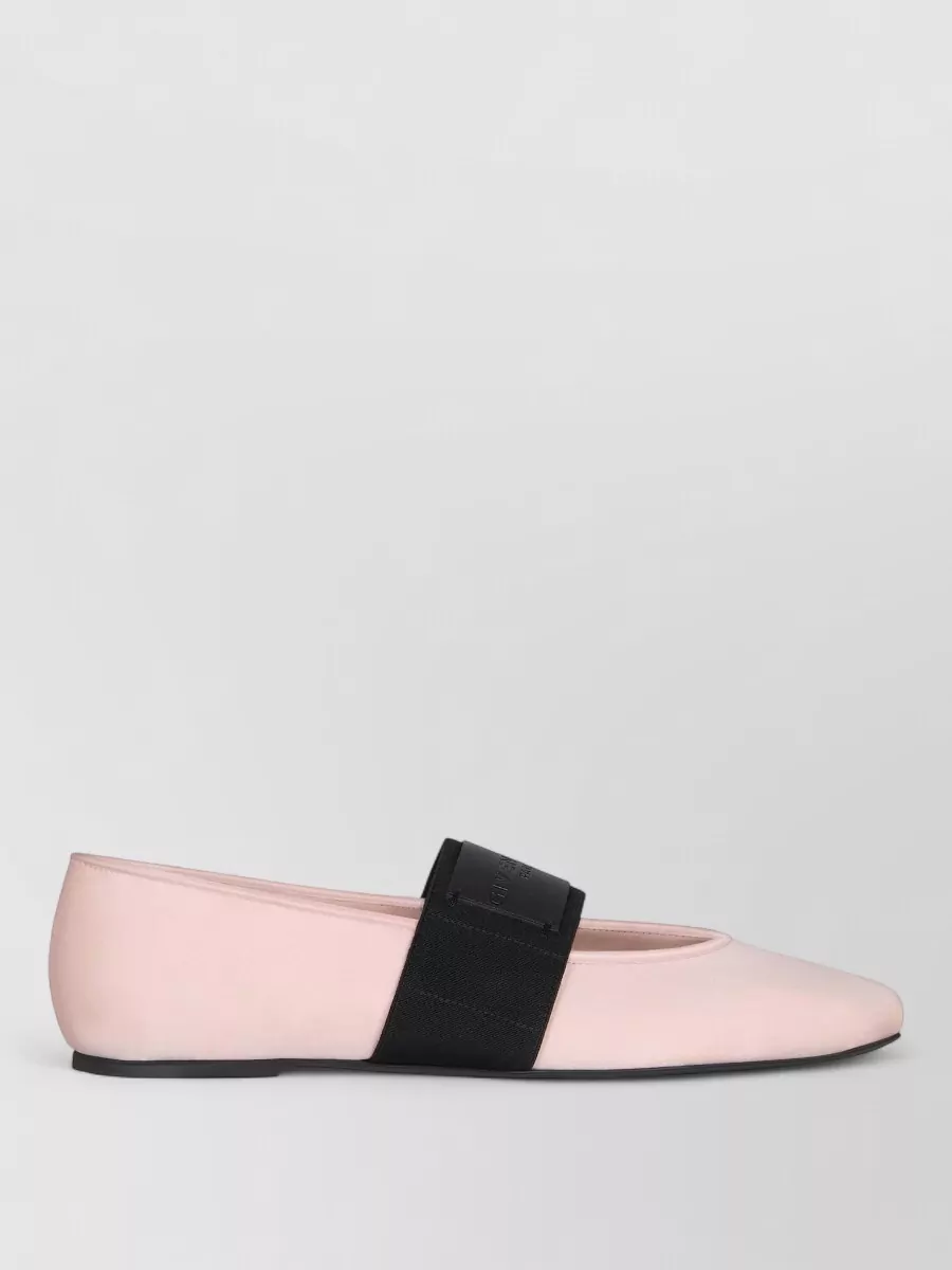 Givenchy leather square ballerina flats