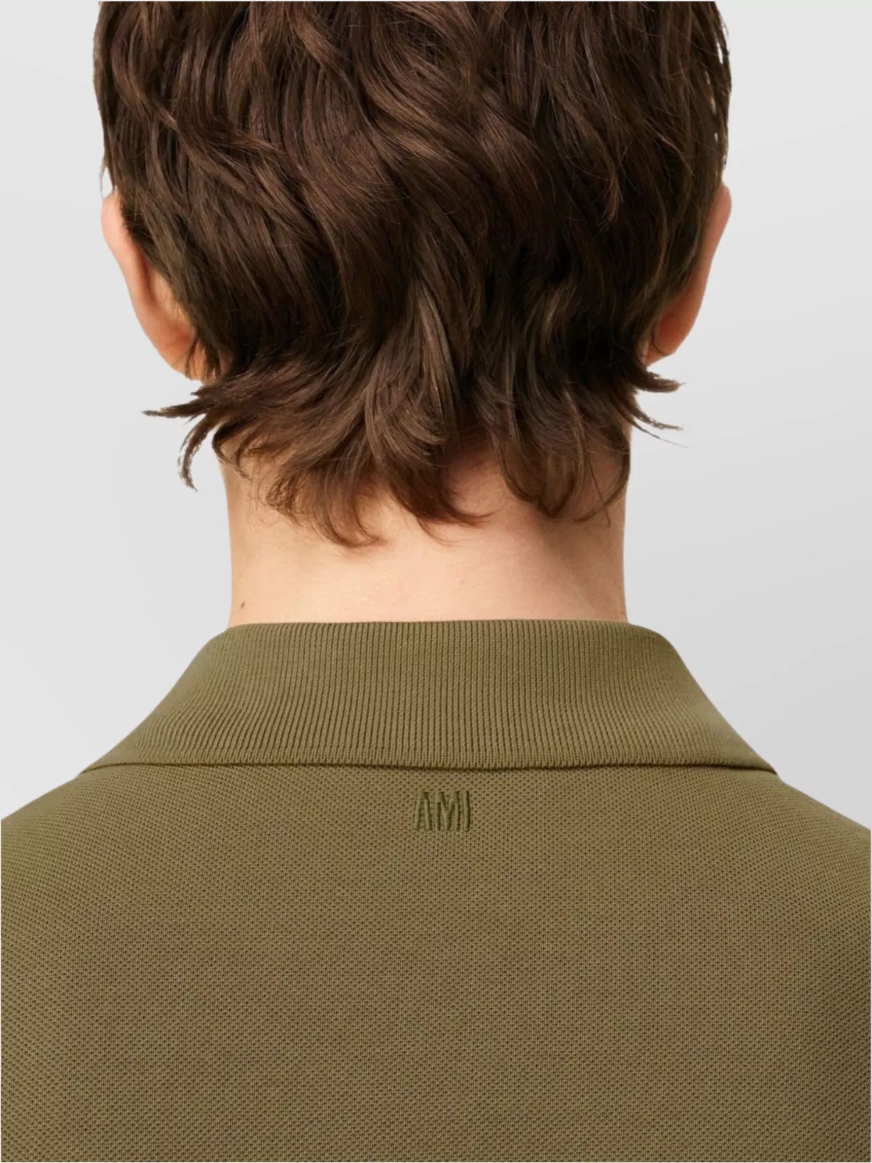 Ami Paris Short Sleeve Shirt And Polo Collar