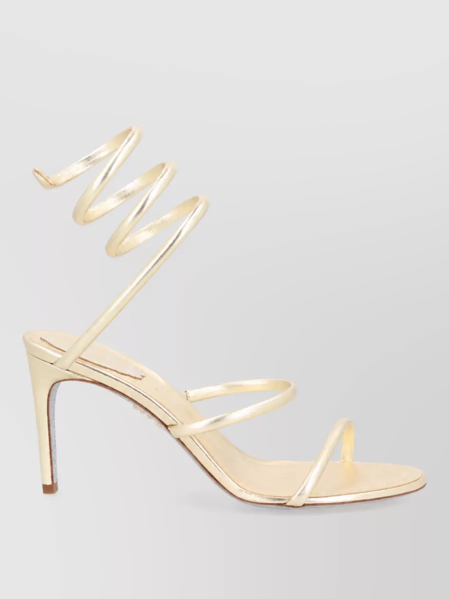 Rene Caovilla Leather Cleo Sandals
