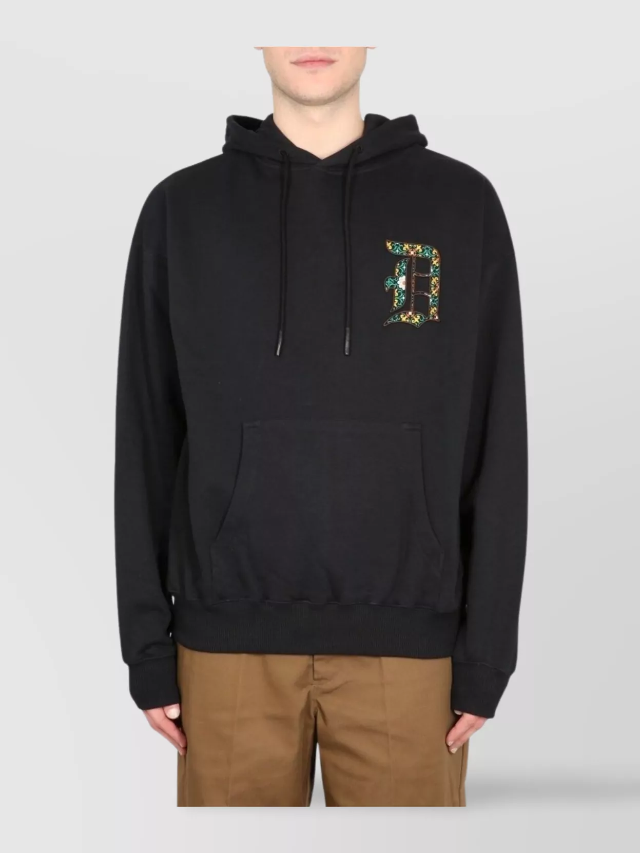 Drôle De Monsieur Hooded Sweatshirt With Embroidered Logo Detail