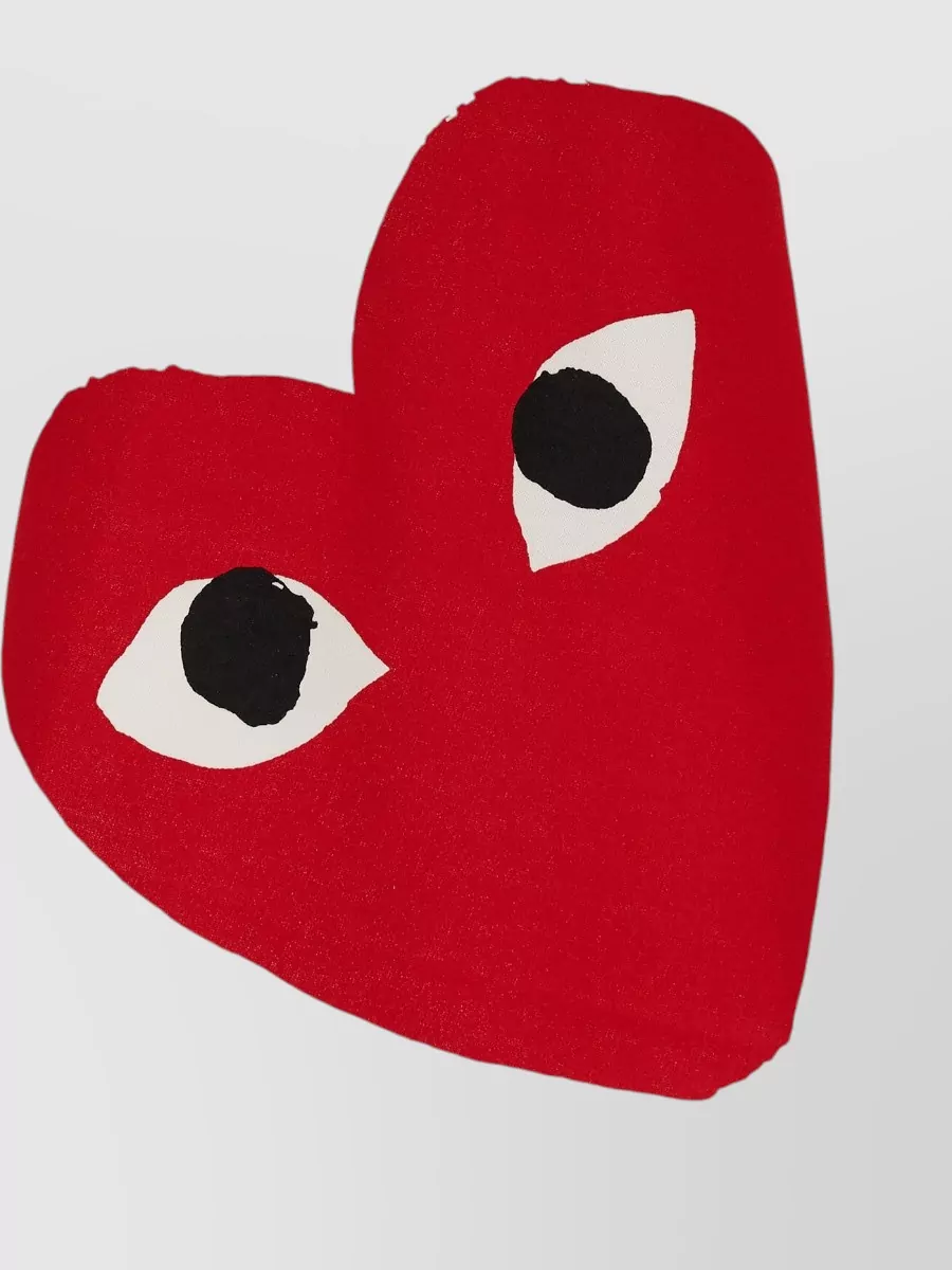 Comme Des Garçons Play Crew Neck Graphic Print Short Sleeve T-Shirt