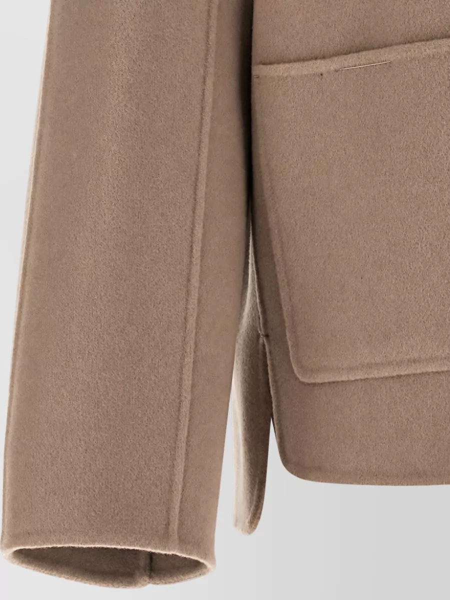 S Max Mara Wool Single Breasted Coat