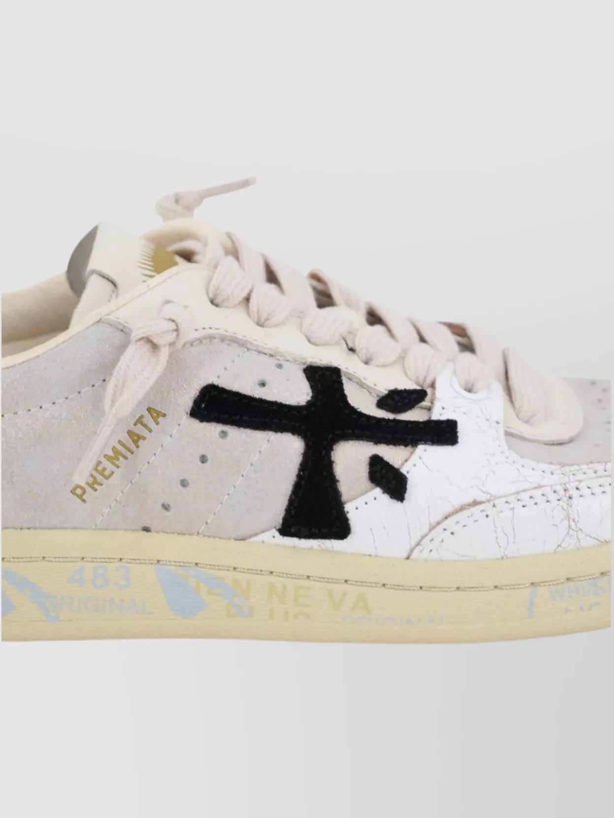 Premiata Studded Retro Lace-Up Footwear