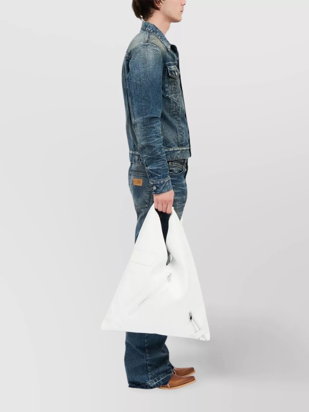 Mm6 Maison Margiela Japanese Bag With Adjustable Strap And Zipper