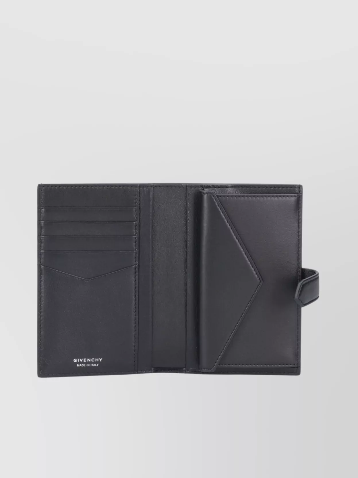 Givenchy Logo Embossed Bill Compartment Wallets In Black