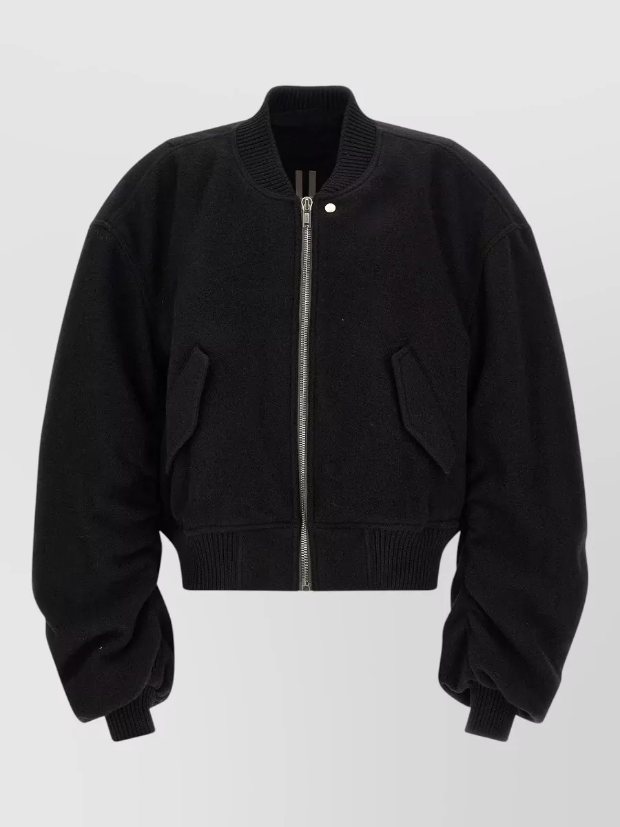 Rick Owens wool bomber jacket