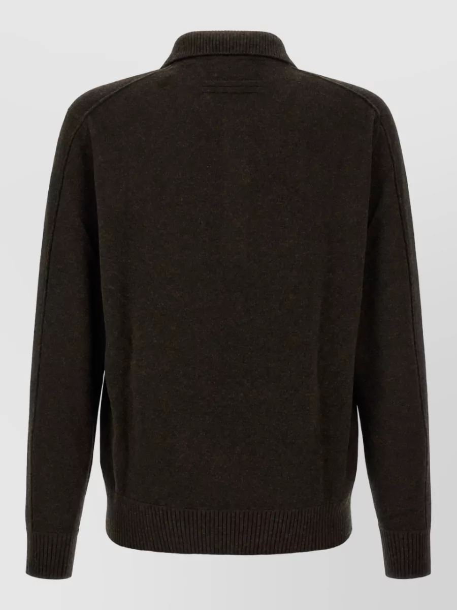 Zegna Cashmere Wool Polo Jumper
