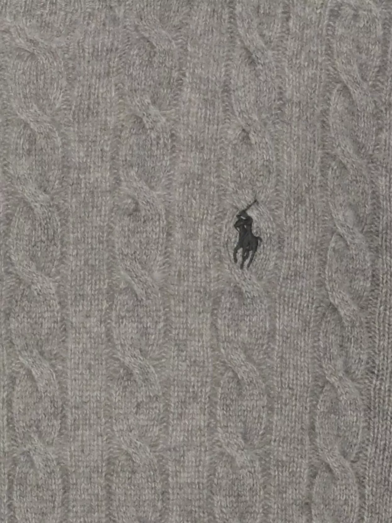 Ralph Lauren Cashmere Wool Cable Knit Crewneck Sweater