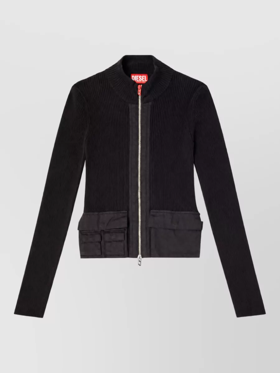 Diesel ribbed cardigan