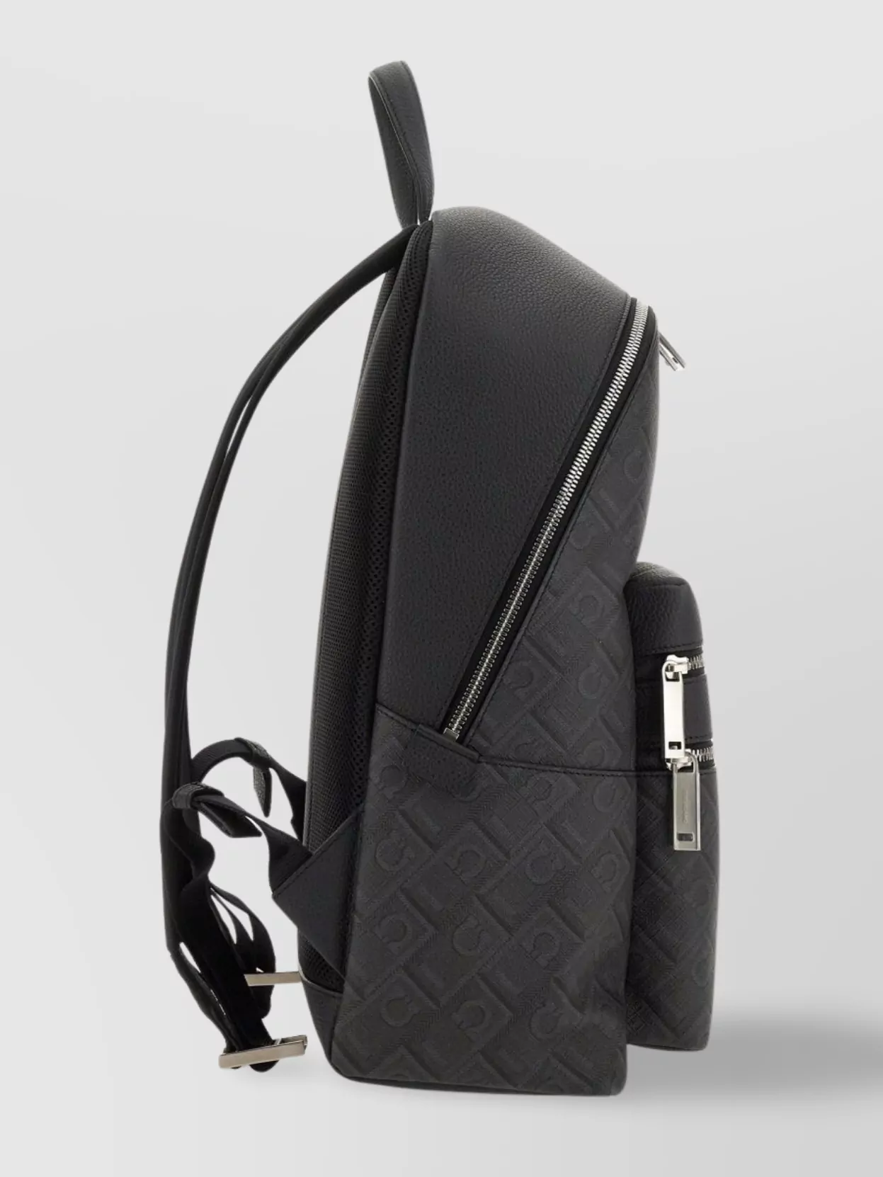 Ferragamo Monogram Logo Backpack Adjustable Straps