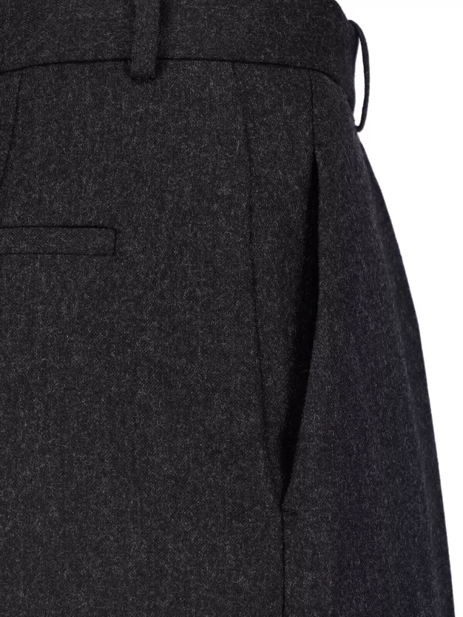 Victoria Beckham Wool Straight-Leg Tailored Trousers