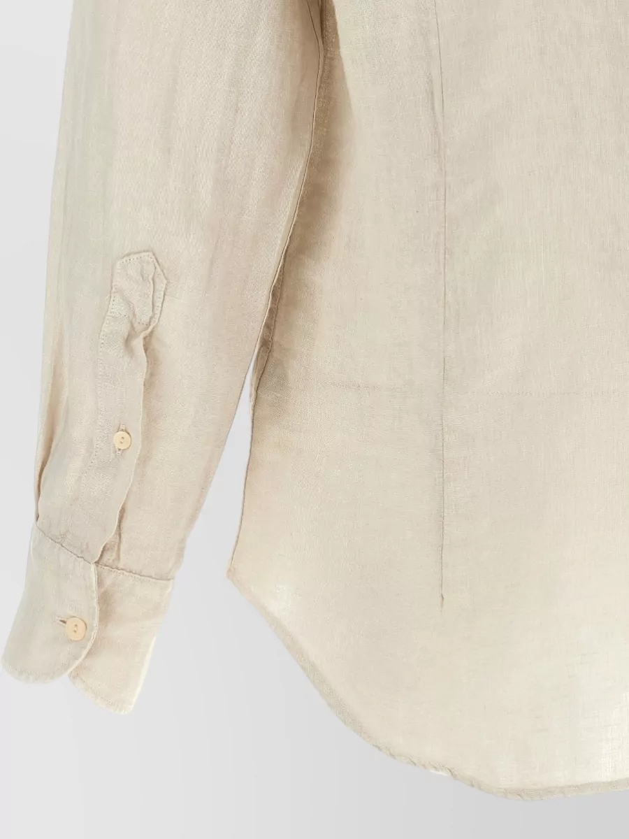 Mc2 Saint Barth Linen Long-Sleeve Shirt