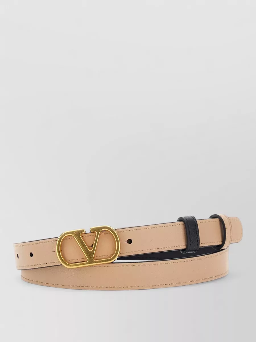 Valentino Garavani Leather Reversible Belt