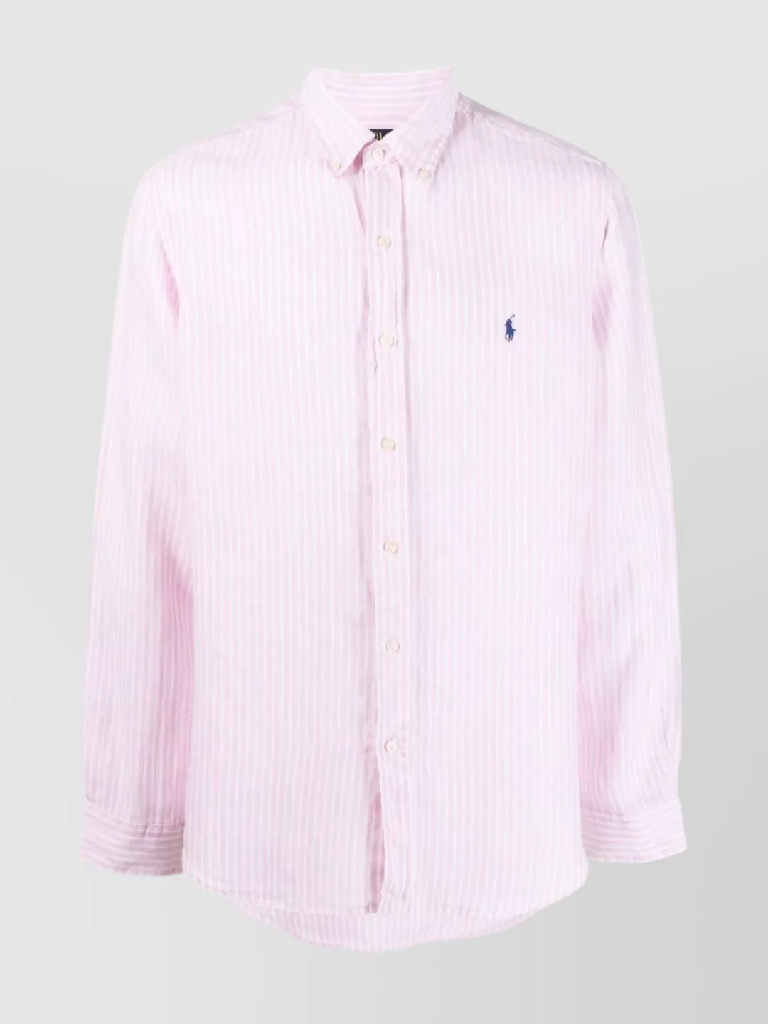 Shop Polo Ralph Lauren Polo Pony Striped Linen Shirt Custom Fit