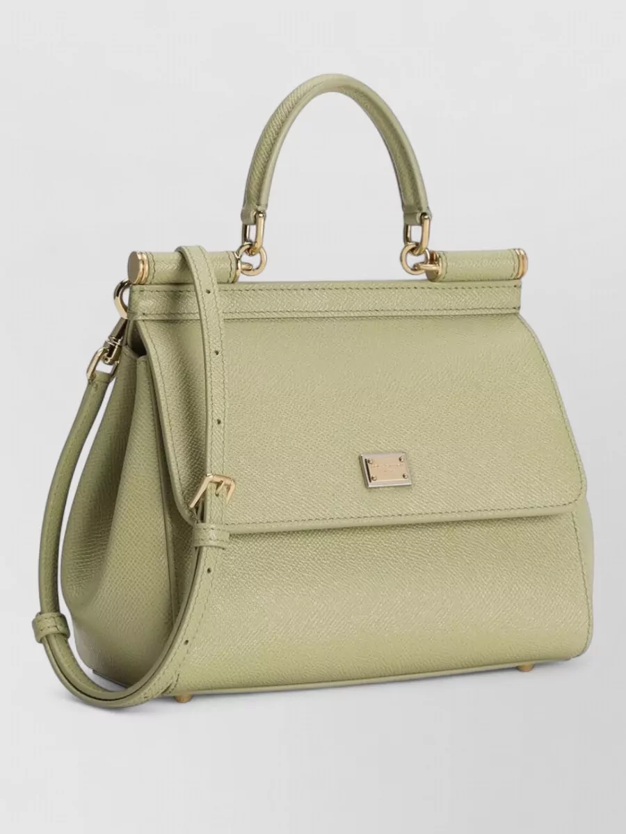 Dolce&Gabbana Sicily Medium Leather Tote Bag