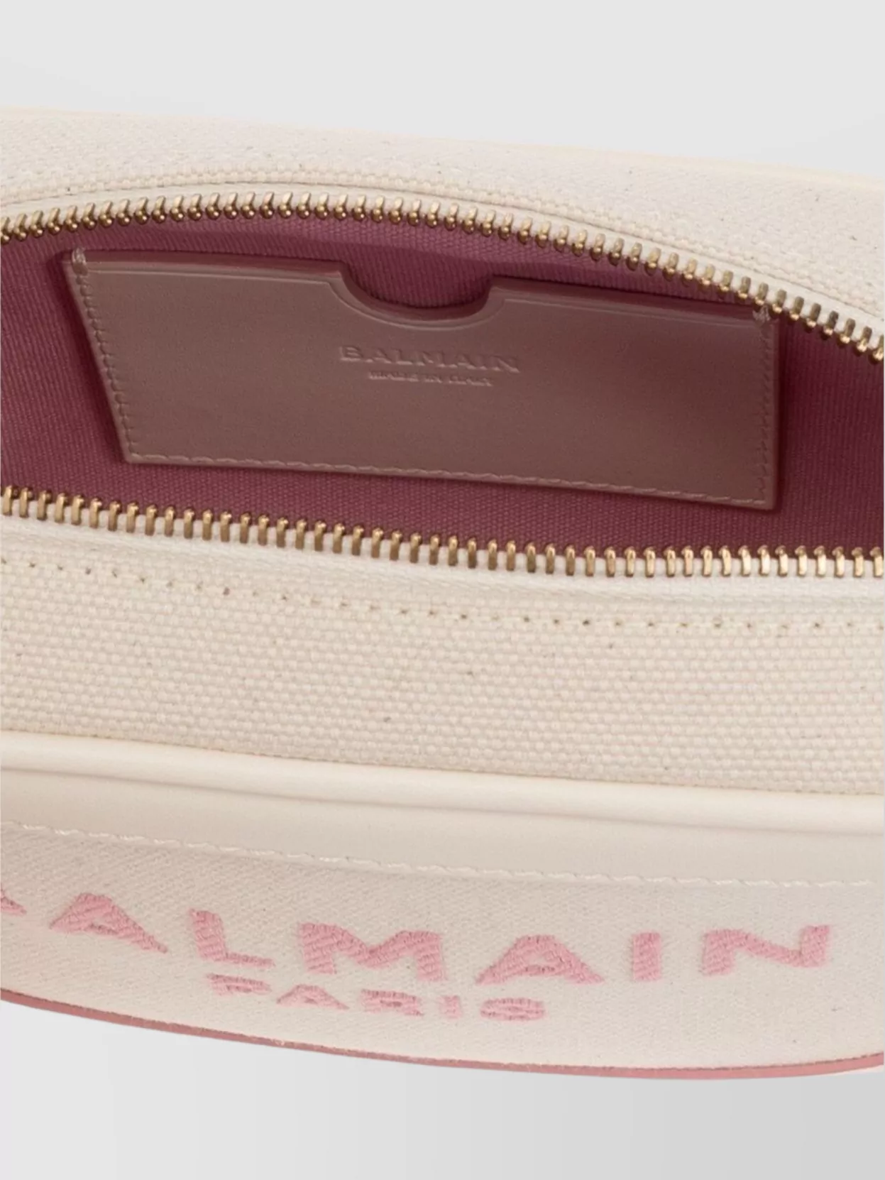 Balmain Adjustable Strap Gold-Tone Hardware Shoulder Bag