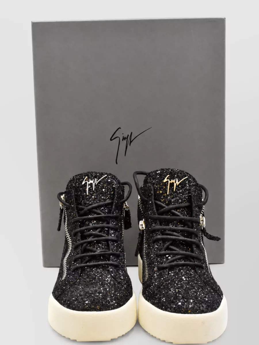 Giuseppe Zanotti leather high-top sneakers