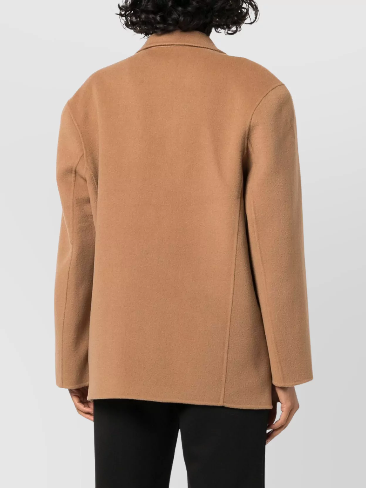 Shop Anine Bing Oversized Wool-cashmere Blend Blazer