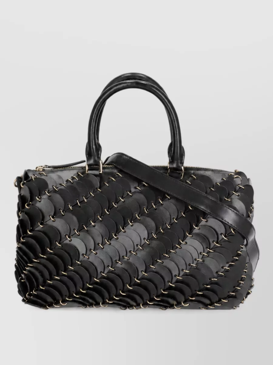 Paco Rabanne 1969 Chain Mail Leather Tote Bag