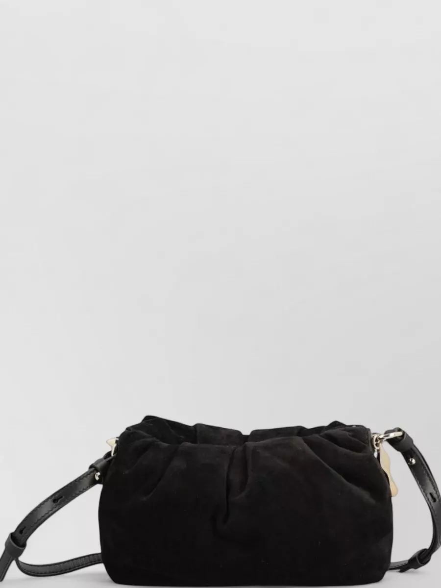 Christian Louboutin Eva Mini Suede Leather Clutch Bag