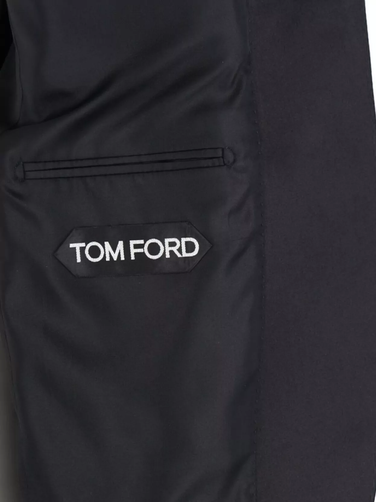Tom Ford Tailored Tuxedo Suit Satin Accents