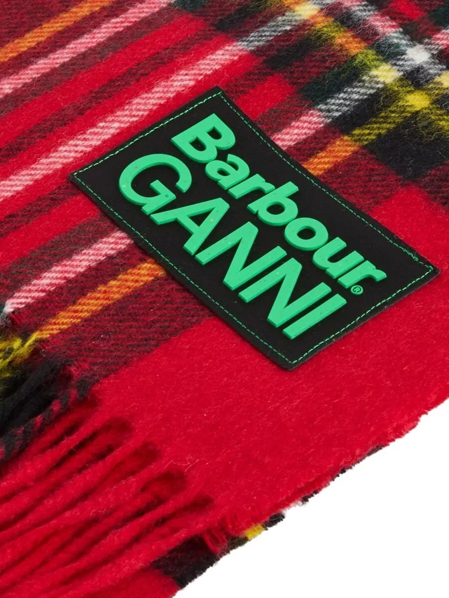 Barbour Tartan Wool Scarf