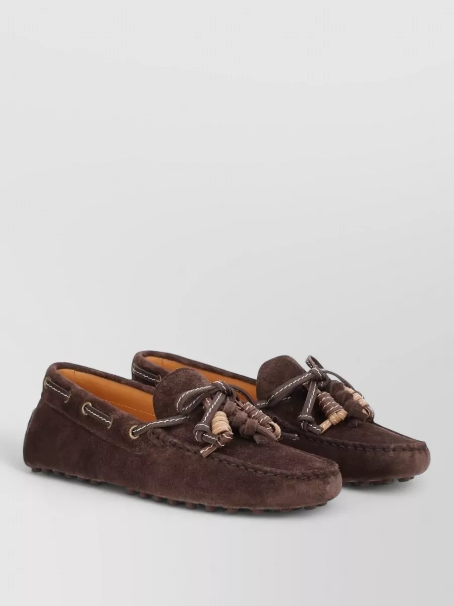 Tod's Suede Leather Loafers