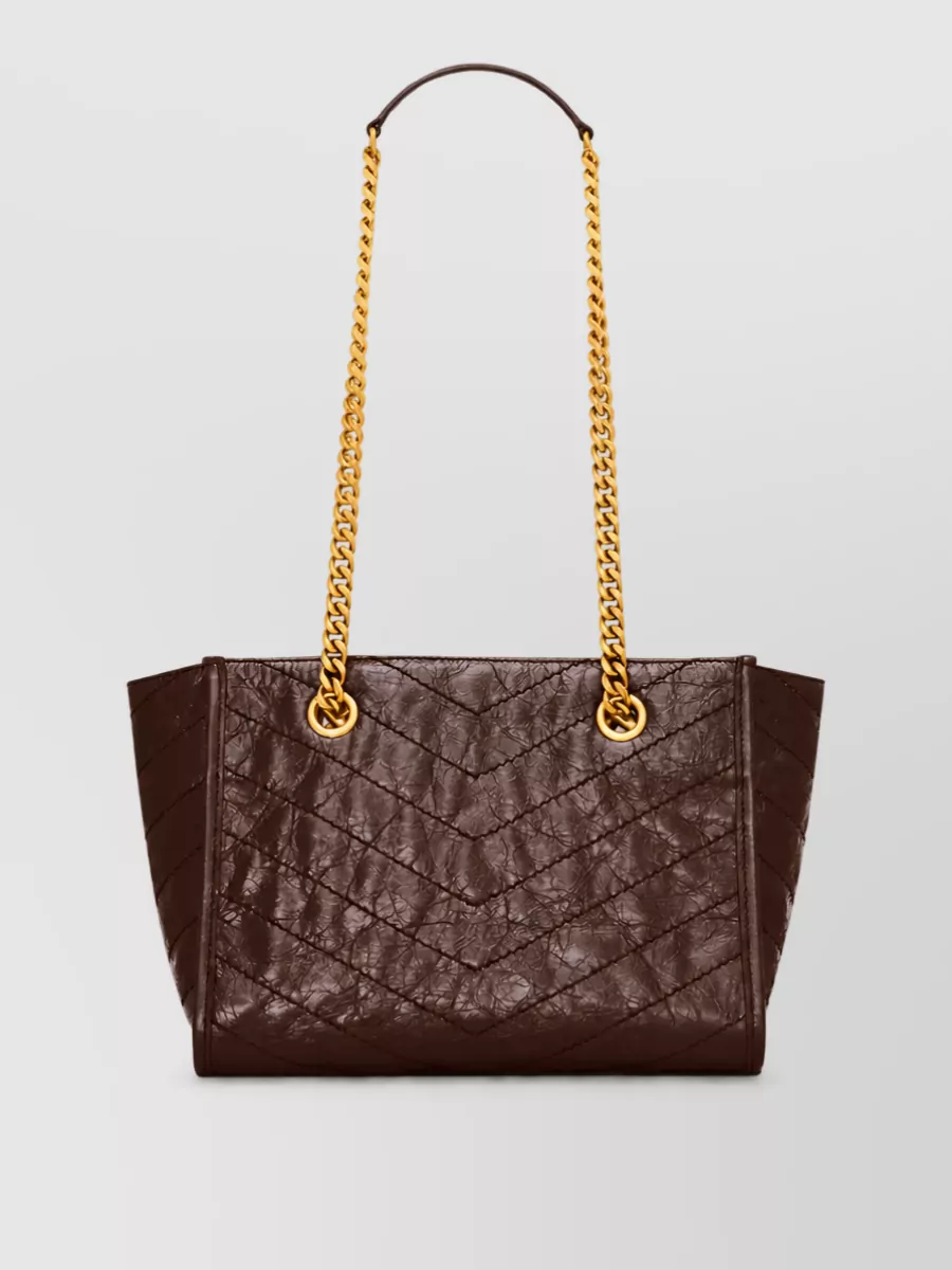 Saint Laurent Niki Small Leather Tote Bag