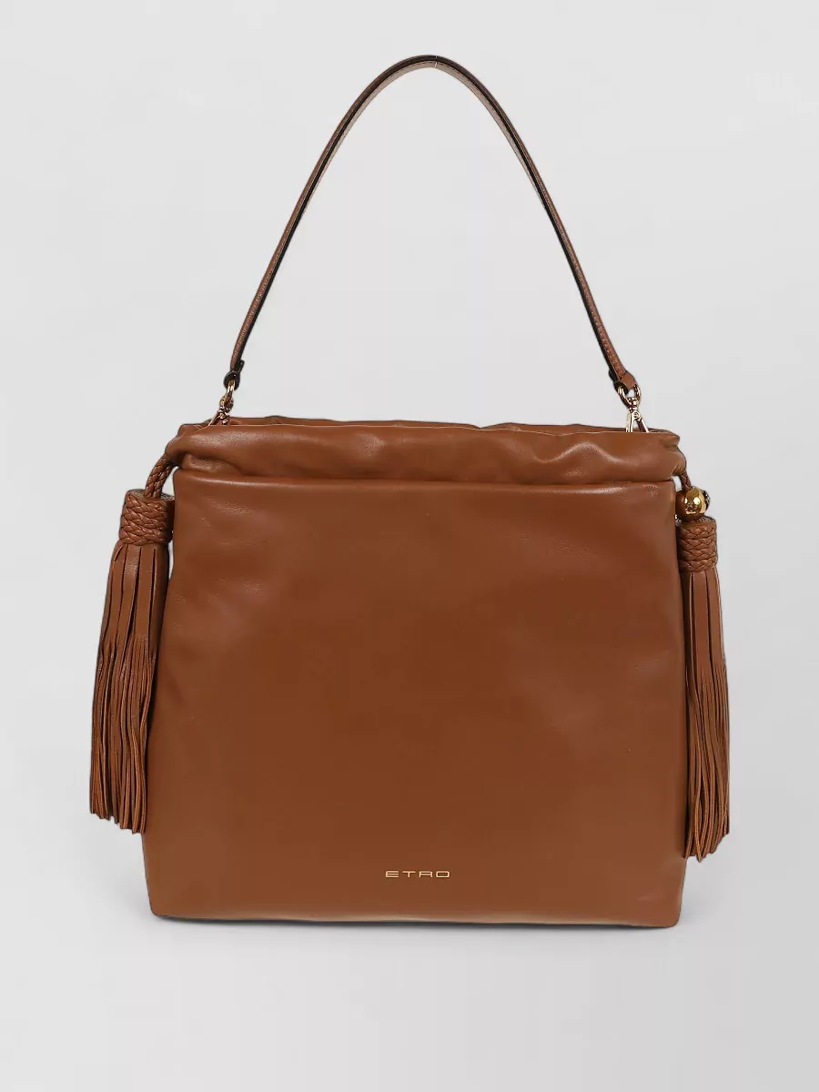 Etro Leather Shoulder Bag