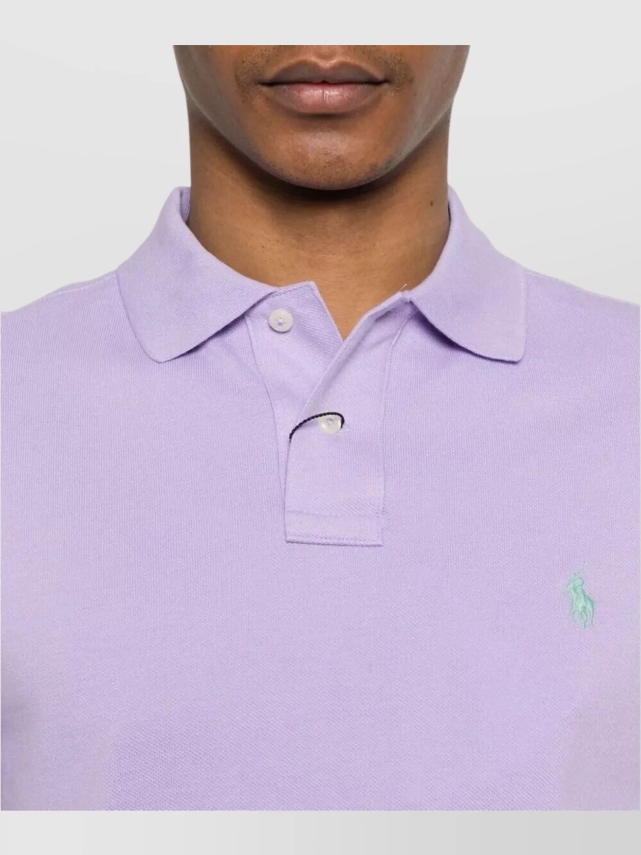 Polo Ralph Lauren Man Polo Shirt Lilac Size Xxl Cotton