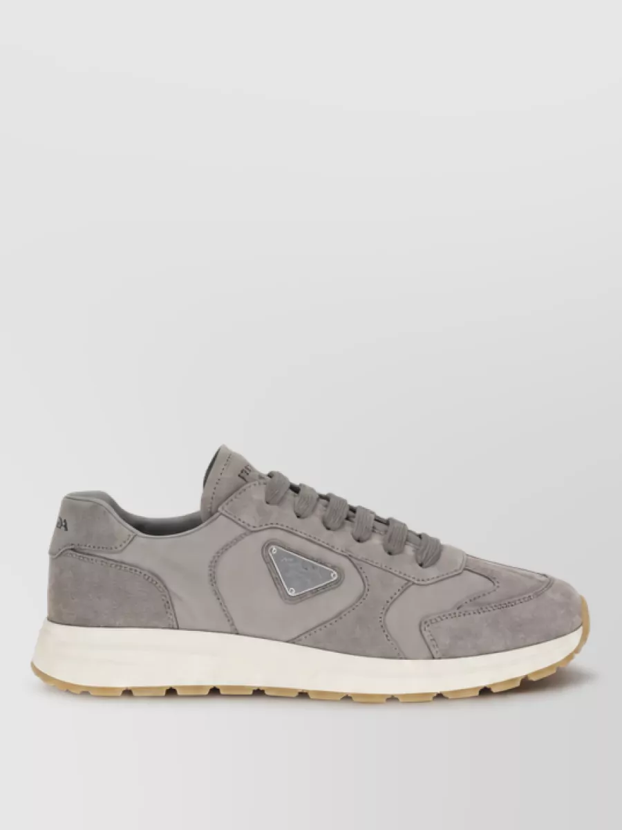 Prada Recycled Polyamide Low-Top Sneakers