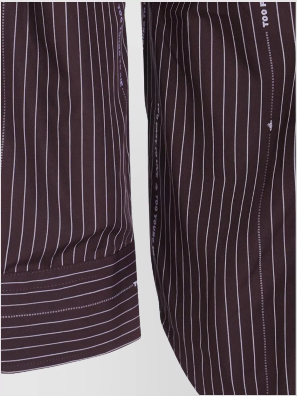Vivienne Westwood Striped Pattern Button-Down Collar Long Sleeves Shirt