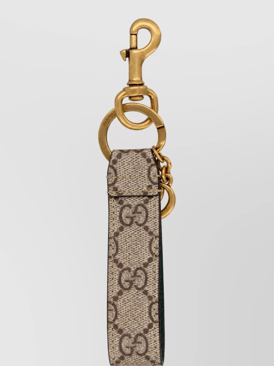 Gucci brass ophidia keychain