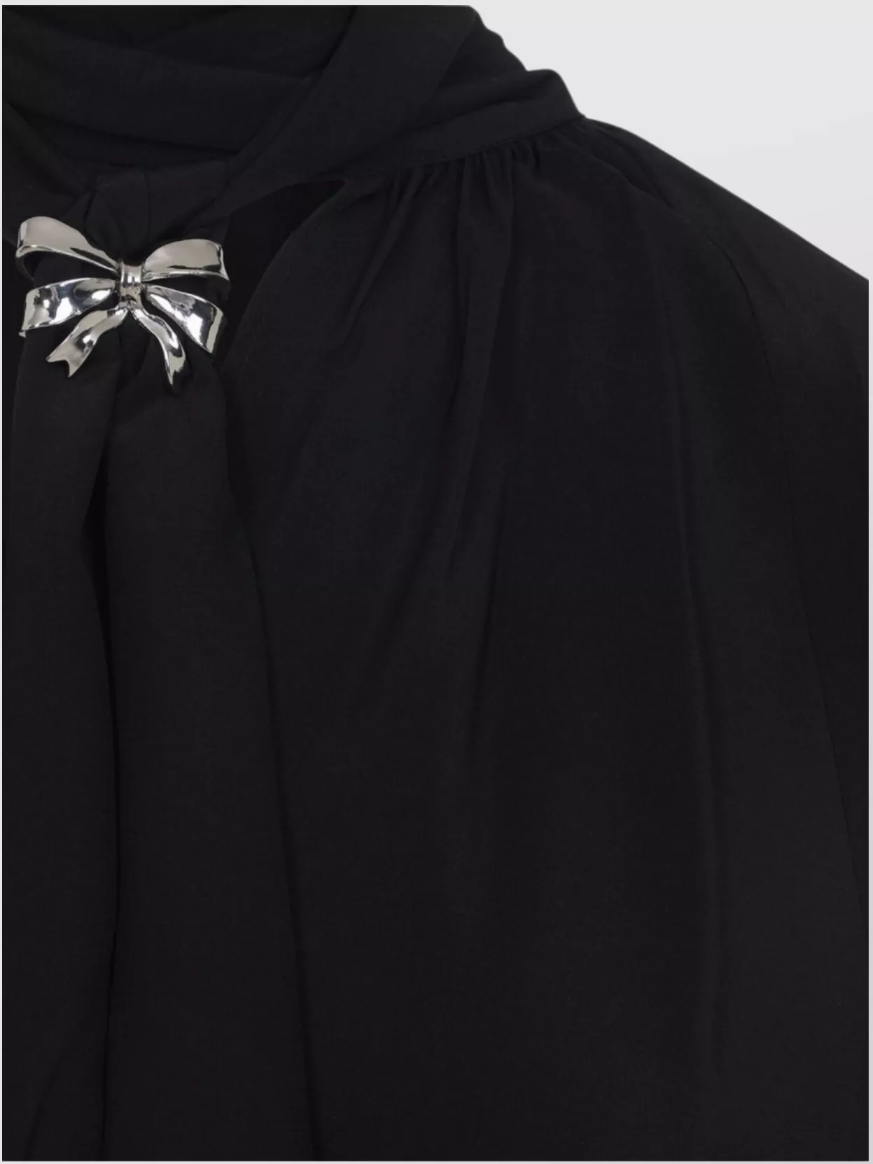 Max Mara Leonida Blouse With Asymmetric Hem And Balloon Sleeves