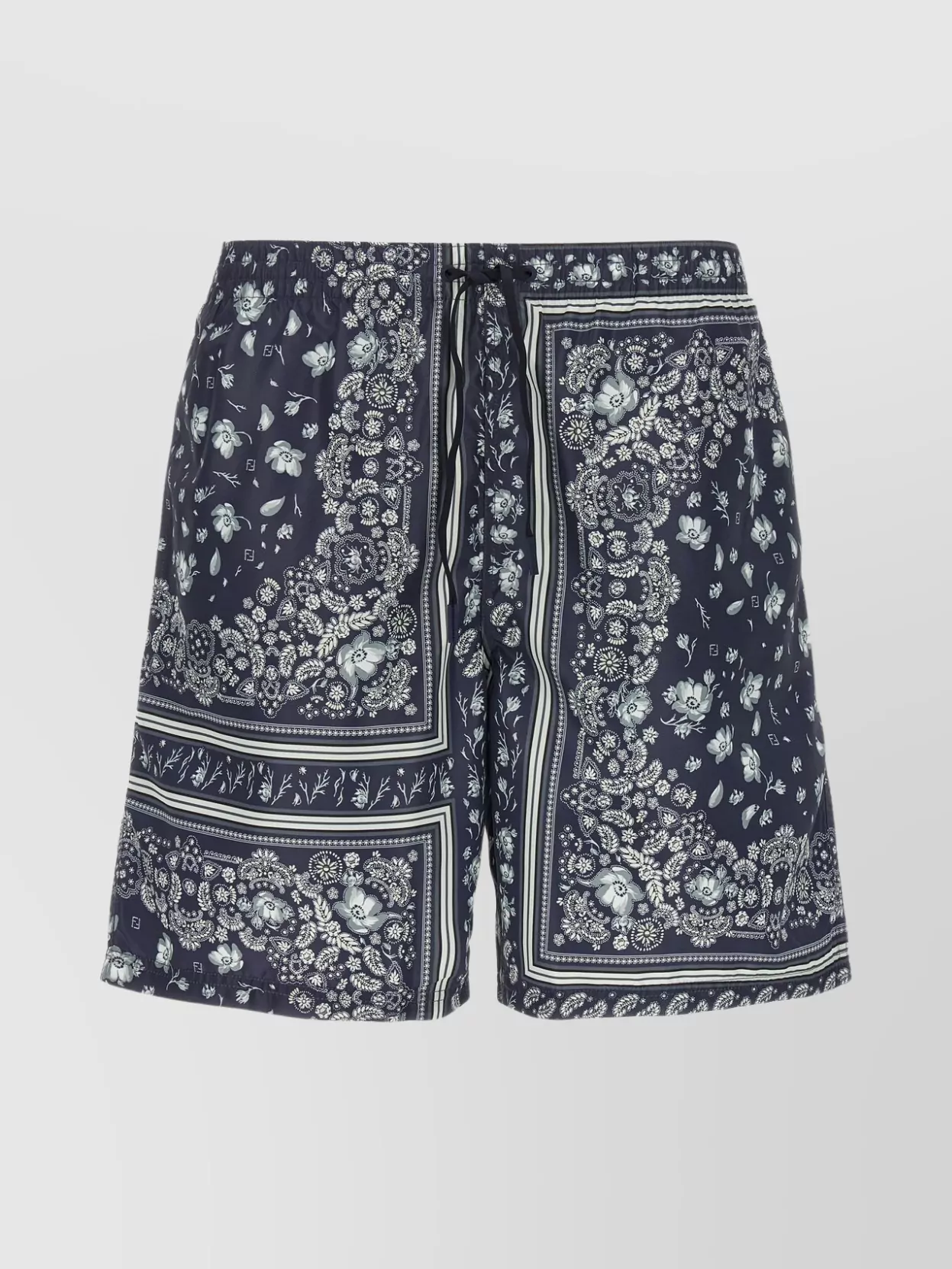 Fendi Bandana Print Swimsuit With Elastic Waistband