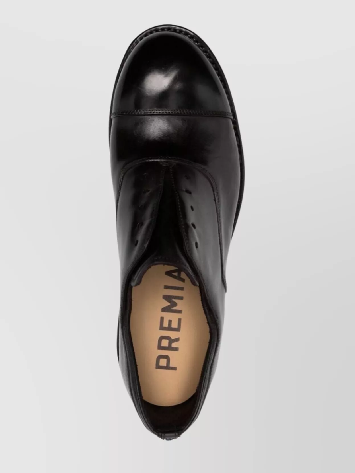 Premiata Cap Toe Smooth Leather Sole Derby