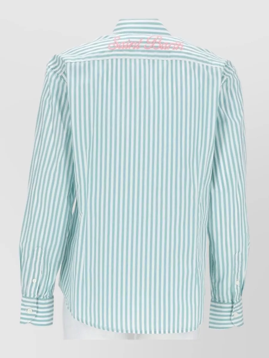 Mc2 Saint Barth Striped Cotton Shirt