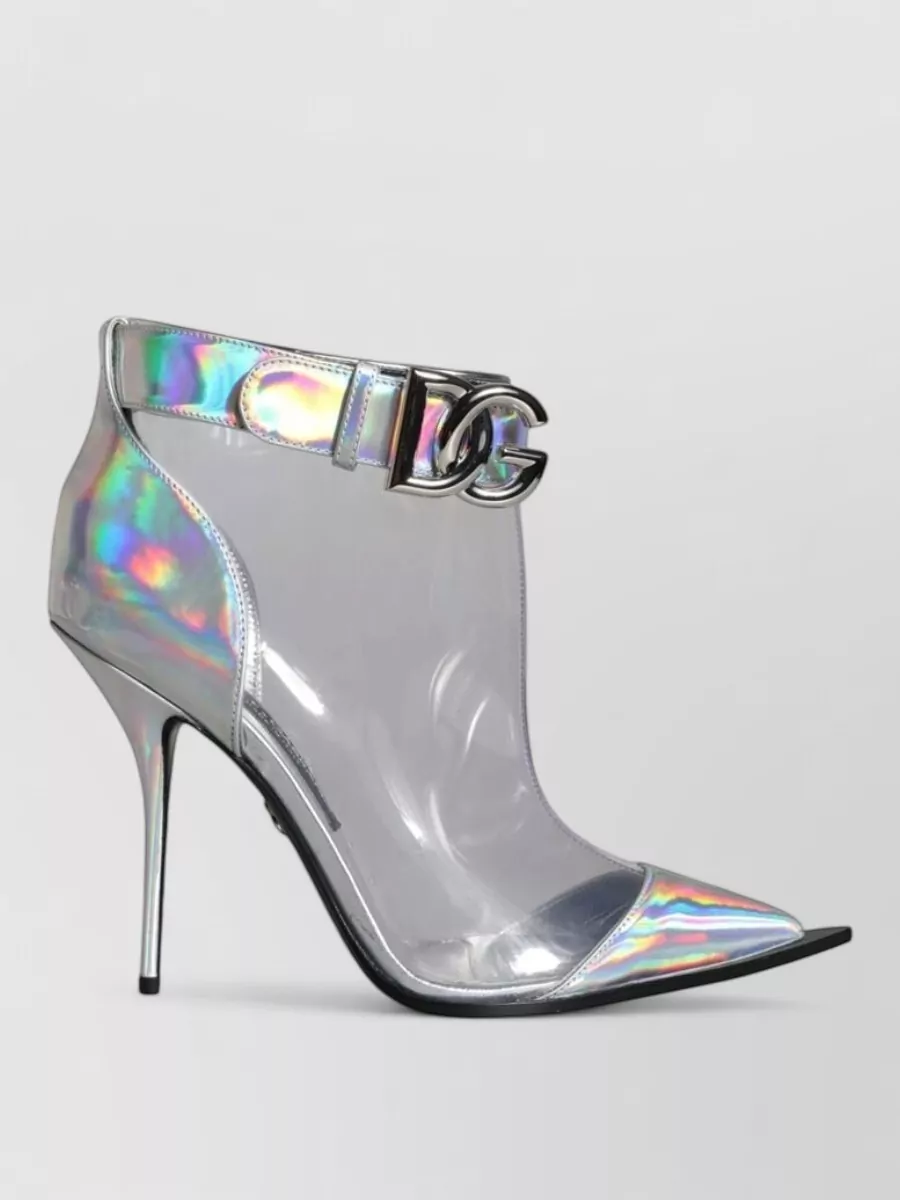 Dolce&Gabbana Pvc Pointed Ankle Boots