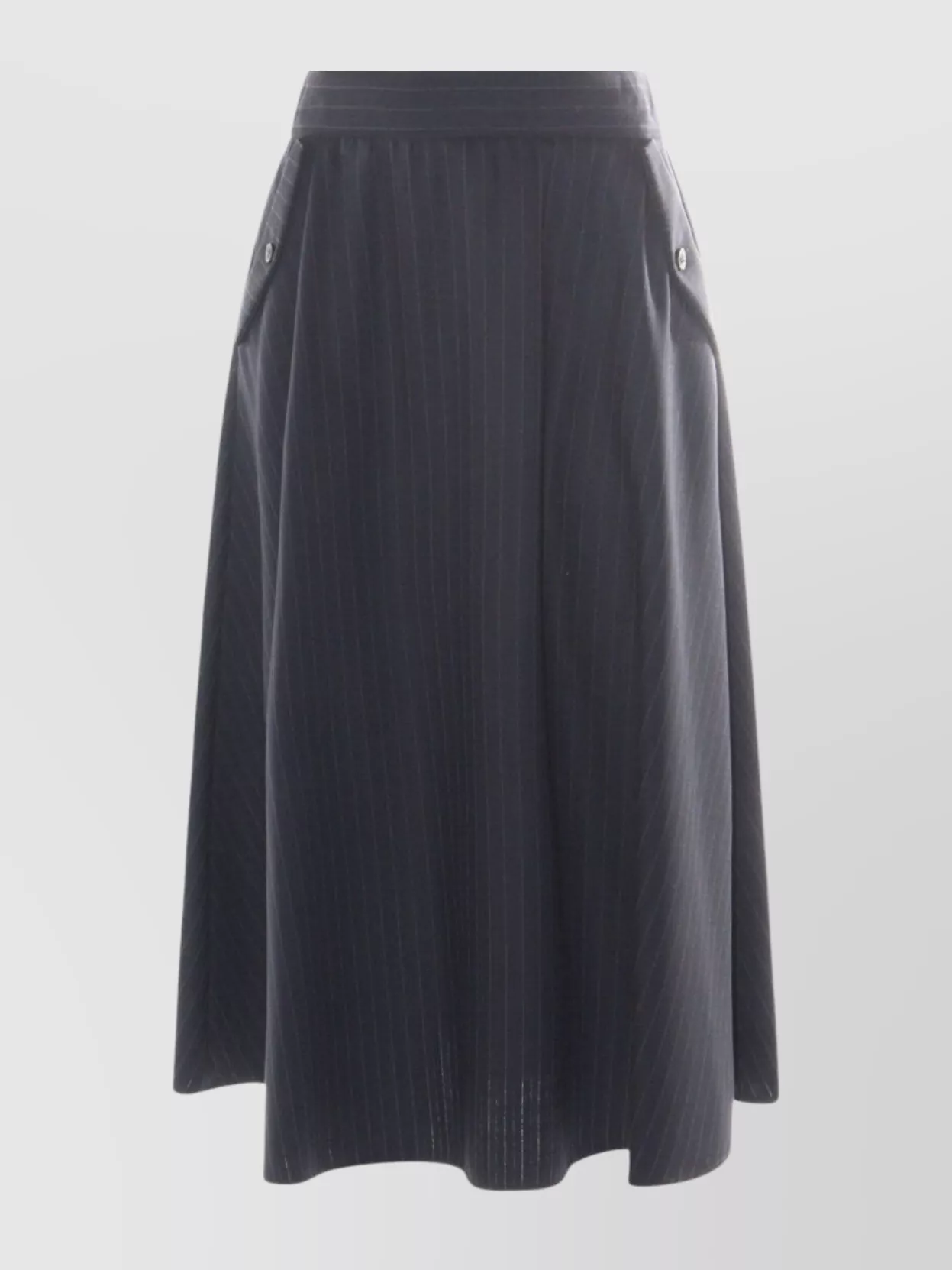 Golden Goose Midi Skirt With Elastic Waistband And Pockets