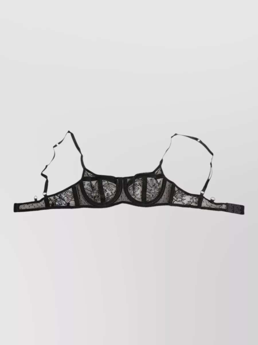Dolce&Gabbana Floral lace underwire bra