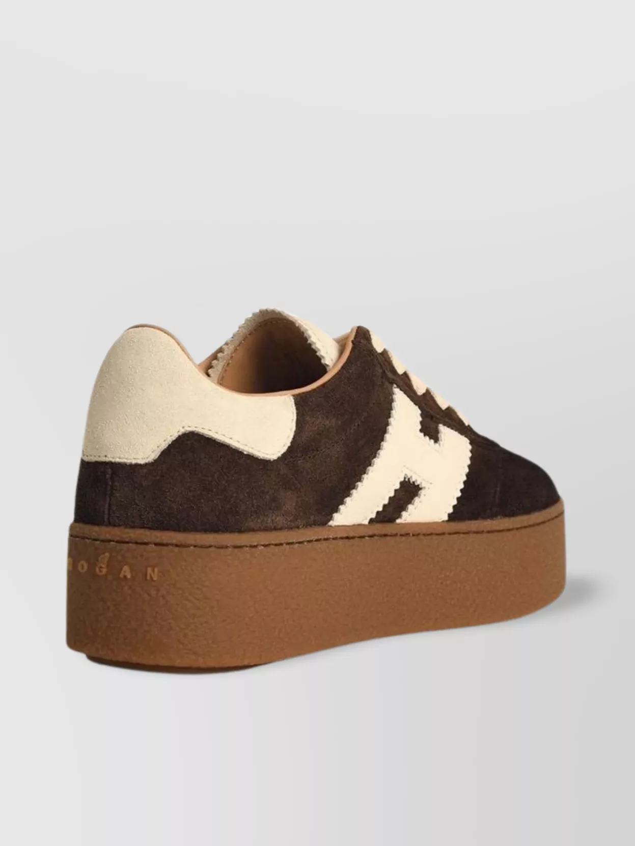 Hogan Suede Platform Sole Sneakers